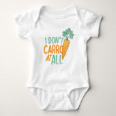 Funny Carrot Pun Art Food Jokes Carrot Art Design Baby Strampler (Vorderseite)