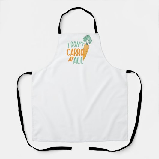 Funny Carrot Pun Art Food Jokes Carrot Art Design Schürze (Vorderseite)