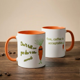 Funny carrot tasse