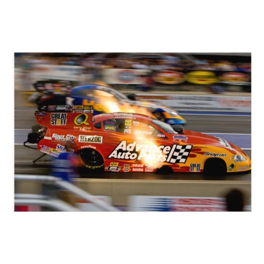 Funny Cars Drag Racing Fotodruck (Vorne)