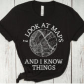 Funny Cartograph I Geography | Grundstückserhebung T-Shirt