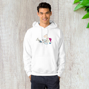 Funny Cartoon Accountant Büro Humor Hoodie