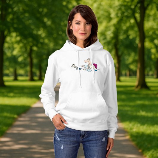 Funny Cartoon Accountant Büro Humor Hoodie