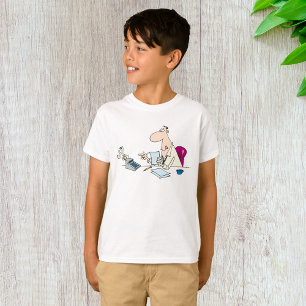 Funny Cartoon Accountant Büro Humor T-Shirt