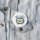 Funny Cartoon Alarm Uhr Quirky Weckte auf Button (Beispiel)