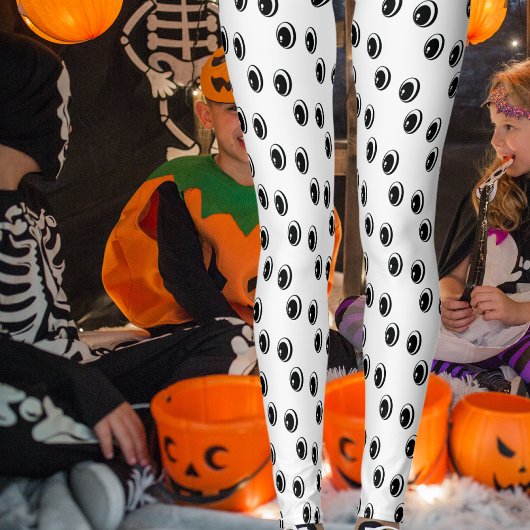 Funny Cartoon auges Halloween-Kostüm Leggings