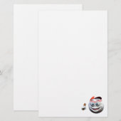 Funny Cartoon Baseball mit Bat Briefpapier (Vorne/Hinten)