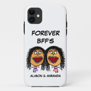Funny Cartoon Best Friends Beste Freundin iPhone 11 Hülle