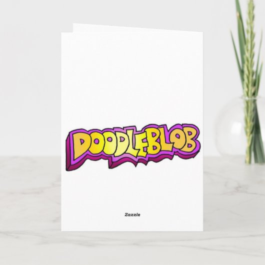 Funny Cartoon Birthday Card - Rambo / Ram-bo Karte (Rückseite)