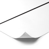 Funny Cartoon Boy Begeistert für das Abendessen Poster (Ecke)