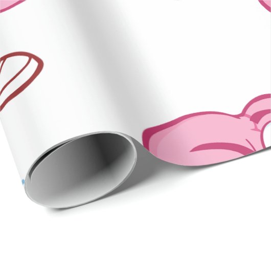 Funny Cartoon Brain Winking Character thumbs Up Geschenkpapier (Rolleneckpunkt)