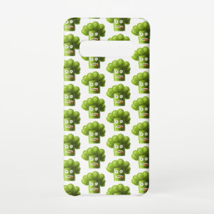 Funny Cartoon Broccoli Muster Vegan Vegetarier Samsung Galaxy S10 Hülle