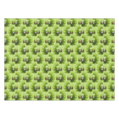 Funny Cartoon Broccoli Pattern Tableclout Tischdecke (Vorderseite (Horizontal))
