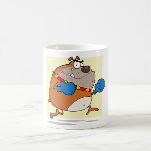 Funny Cartoon Bulldog Boxer Dog Kaffeetasse