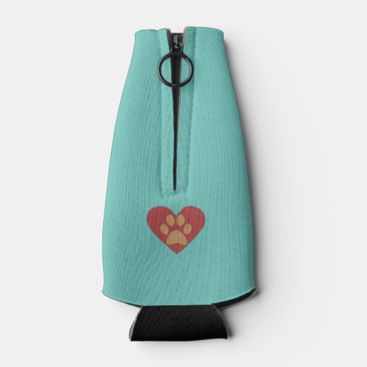 Funny Cartoon Bulldog Flasche Cooler Flaschenkühler (Rückseite)