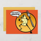 FUNNY CARTOON BURRITO POSTCARD POSTKARTE (Vorne/Hinten)