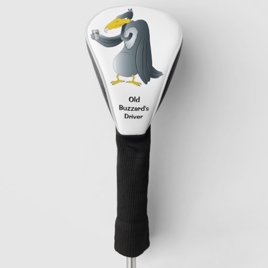 Funny Cartoon Buzzard Personalisiert Golf Headcover (Vorderseite)