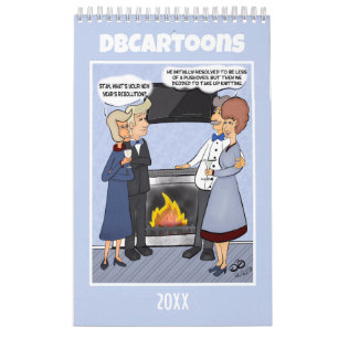 Funny Cartoon Calendar Kalender