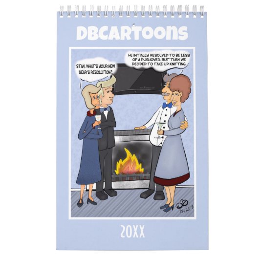 Funny Cartoon Calendar Kalender (Titelbild)