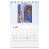 Funny Cartoon Calendar Kalender (Mär 2027)