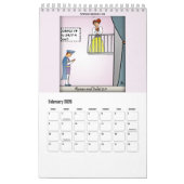 Funny Cartoon Calendar Kalender (Feb 2026)