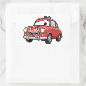 Funny Cartoon Car Character Sticker (Tasche)