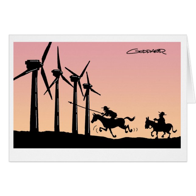 Funny Cartoon Card by Clive Goddard (Vorderseite (Horizontal))