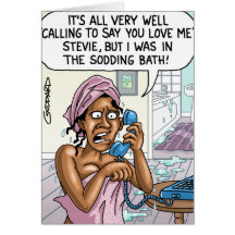 Funny Cartoon Card by Clive Goddard