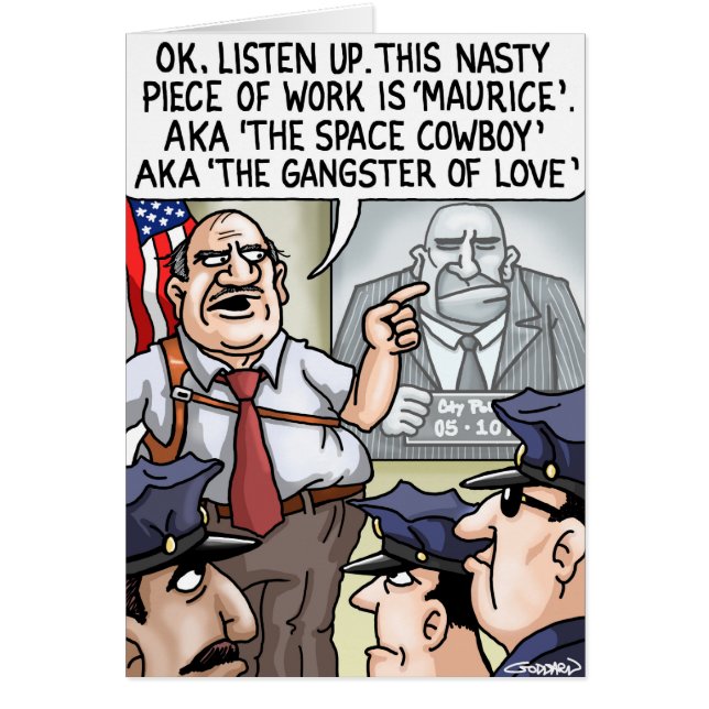 Funny Cartoon Card by Clive Goddard (Vorne)