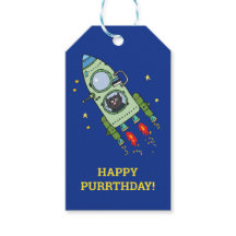 Funny Cartoon Cat in Leerlaufschiff - Benutzerdefi