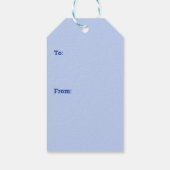 Funny Cartoon Cat in Leerlaufschiff - Benutzerdefi Geschenkanhänger (Rückseite)