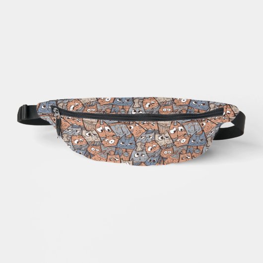 Funny Cartoon Cats Bauchtasche (Vorderseite)