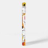 Funny Cartoon Cats Group Doodle Case-Mate iPhone Hülle (Rückseite / Rechts)