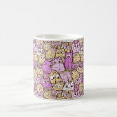 Funny Cartoon Cats Kaffeetasse (Mittel)
