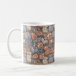 Funny Cartoon Cats Kaffeetasse