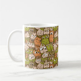 Funny Cartoon Cats Kaffeetasse