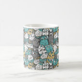 Funny Cartoon Cats Kaffeetasse (Mittel)