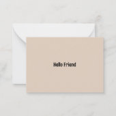 Funny Cartoon Cats Mitteilungskarte (Rückseite)