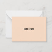 Funny Cartoon Cats Mitteilungskarte (Rückseite)