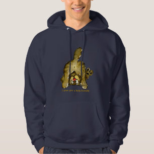 Funny Cartoon Chat I Liebe Sie ein Hole Bunch Hoodie