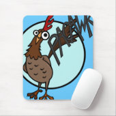 FUNNY CARTOON CHICKEN MAUSPAD (Mit Mouse)