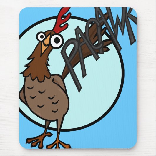 FUNNY CARTOON CHICKEN MAUSPAD (Vorne)
