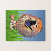 Funny Cartoon Chow Chow Chow 252 Piece Puzzle (Horizontal)