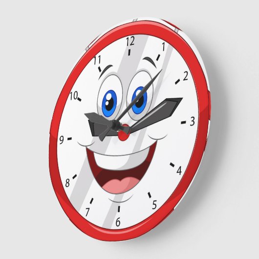 Funny Cartoon Clock Große Wanduhr (Winkel)