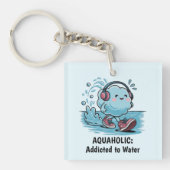 Funny Cartoon Cloud Schlüsselanhänger (Vorderseite)