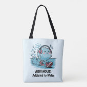 Funny Cartoon Cloud Tasche (Rückseite)