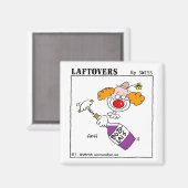 Funny Cartoon Clown Gastgeschenk Weinverkostung Magnet (Vorderseite/Rückseite)