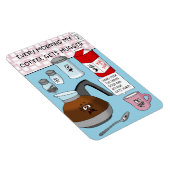 Funny Cartoon Coffee Pub Magnet (Rechte Seite)