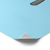 Funny Cartoon Coffee Pub Poster (Ecke)