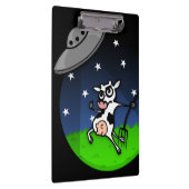 FUNNY CARTOON COW ALIEN ABDUCTION CLIPBOARD KLEMMBRETT (Rechts)